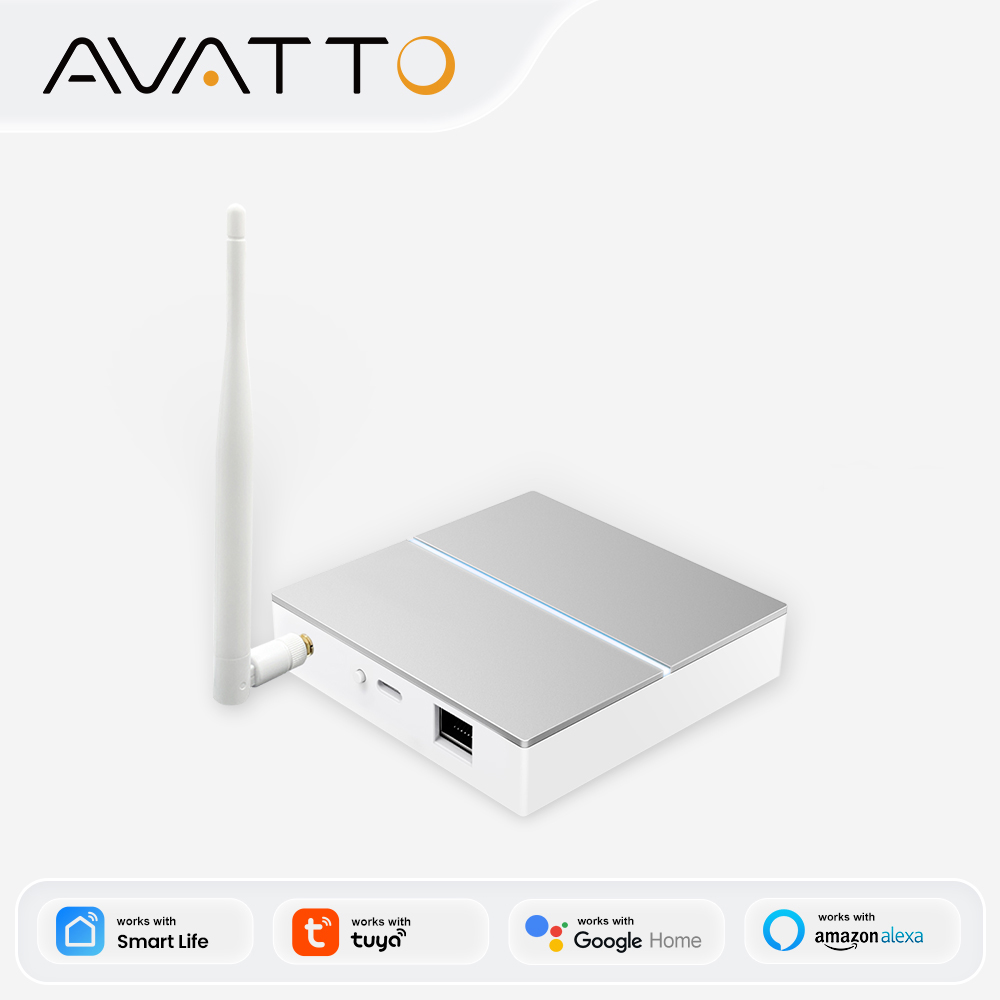 Home Automation Ideas - Шлюз AVATTO Tuya ZigBee с антенной