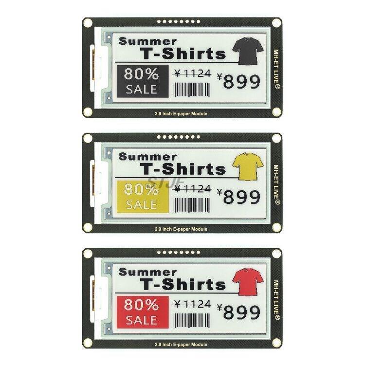 Display Epaper 2.9 - 2,9 
