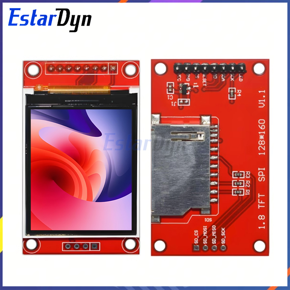 Home Automation Raspberry Pi - 1,8-дюймовый TFT LCD-дисплей ST7735S 128x160 SPI