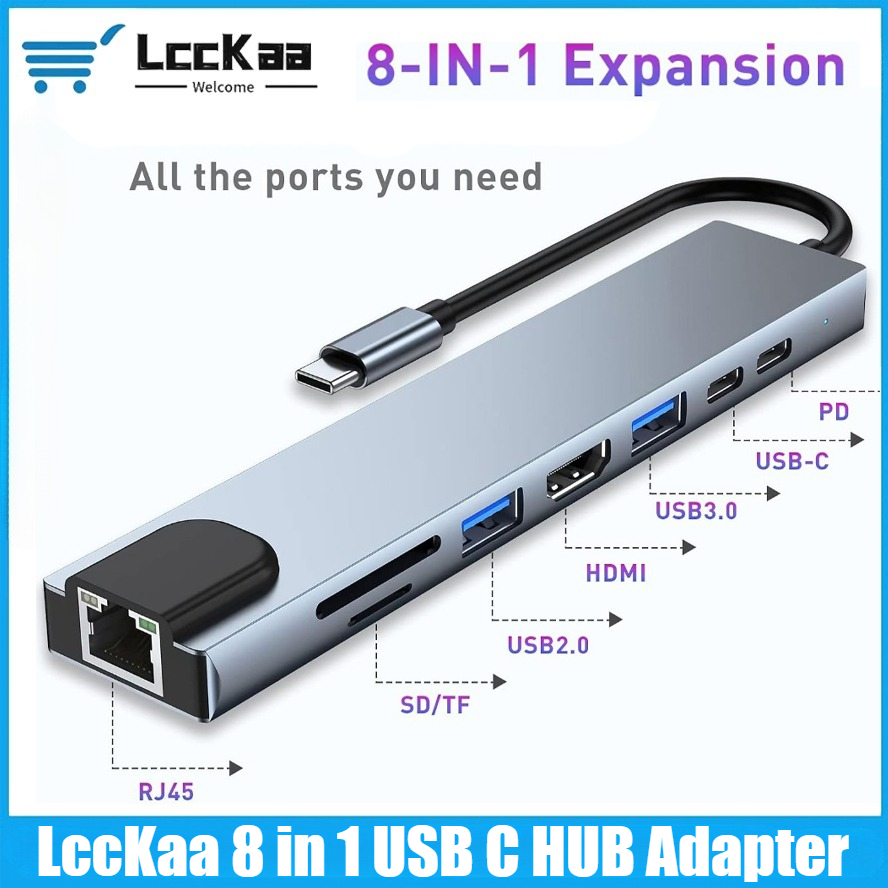 Home Assistant Sd - USB-C хаб 8/7 в 1 с