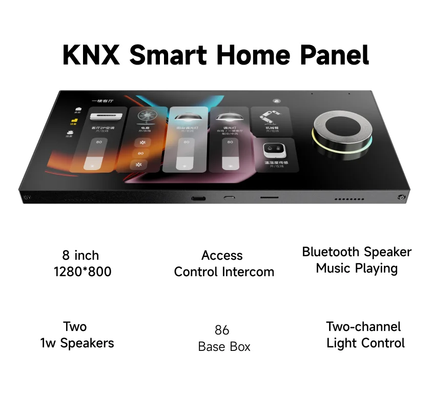 8-дюймовый IPS-экран 1280*800, – обзор и цена Home Automation System Design