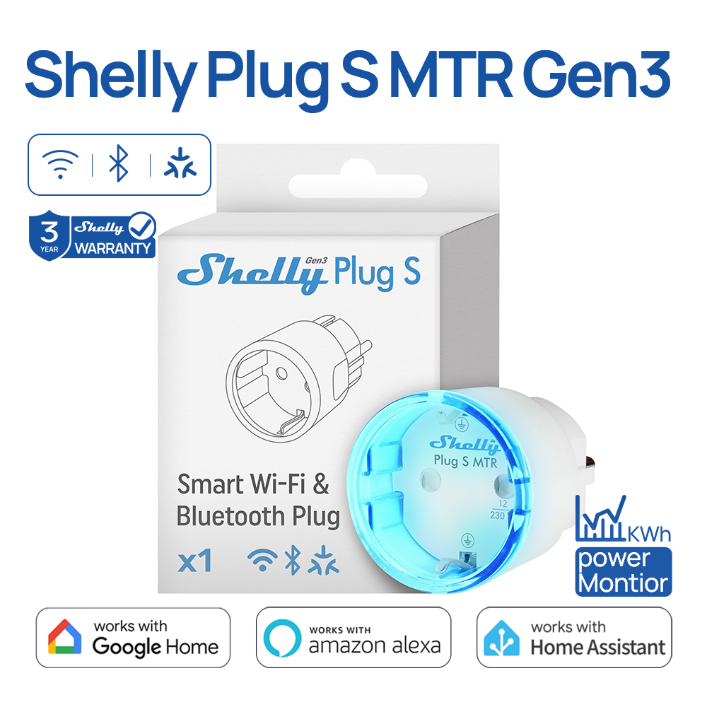 Умная розетка Shelly Plug S MT – обзор и цена Shelly Relay Module