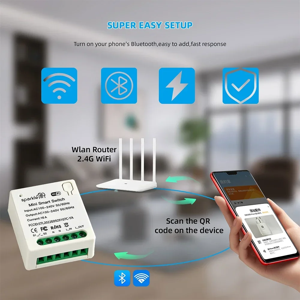 Умный Wi-Fi выключатель 16A Ma – обзор и цена Home Automation Tutorial