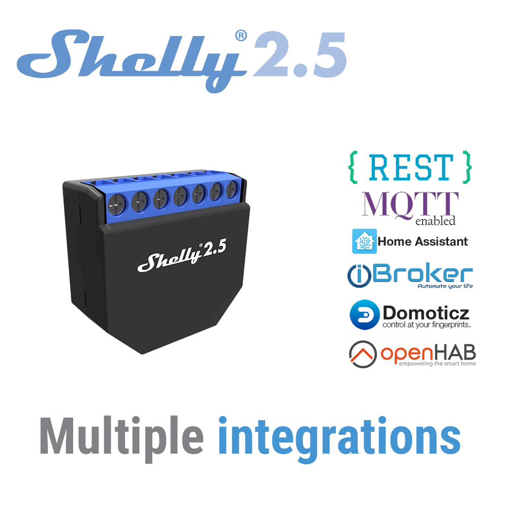 Shelly 2,5 умный дом двойное р – обзор и цена Shelly Relay Module