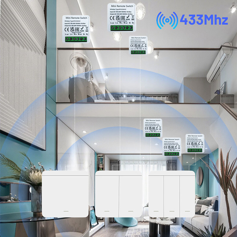 RF 433 МГц Smart DIY Беспровод – обзор и цена Home Automation Systems Diy