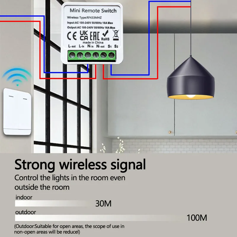 RF 433 МГц Smart DIY Беспровод – обзор и цена Home Automation Systems Diy