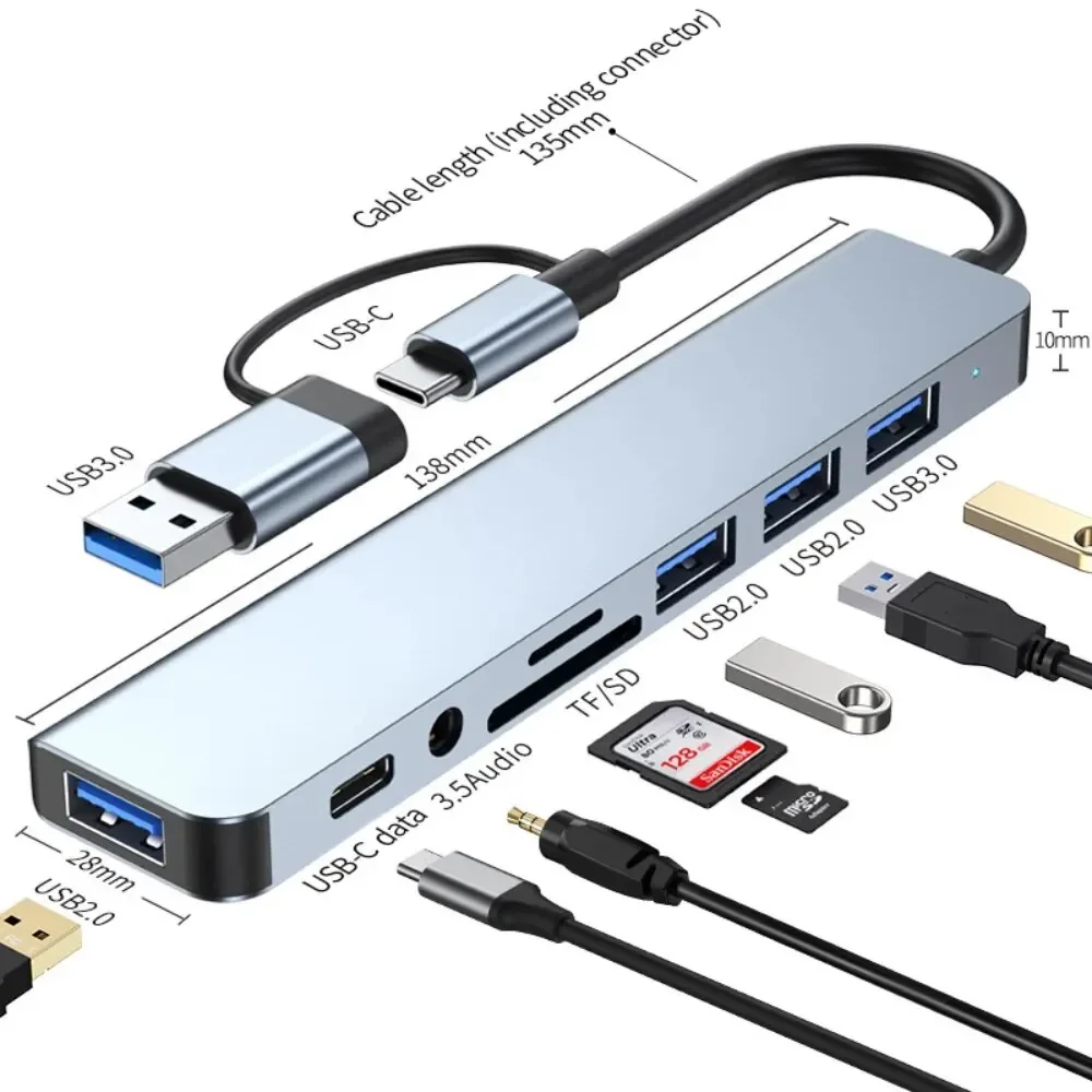 Концентратор USB-C 8 в 2, мног – обзор и цена Home Assistant Sd