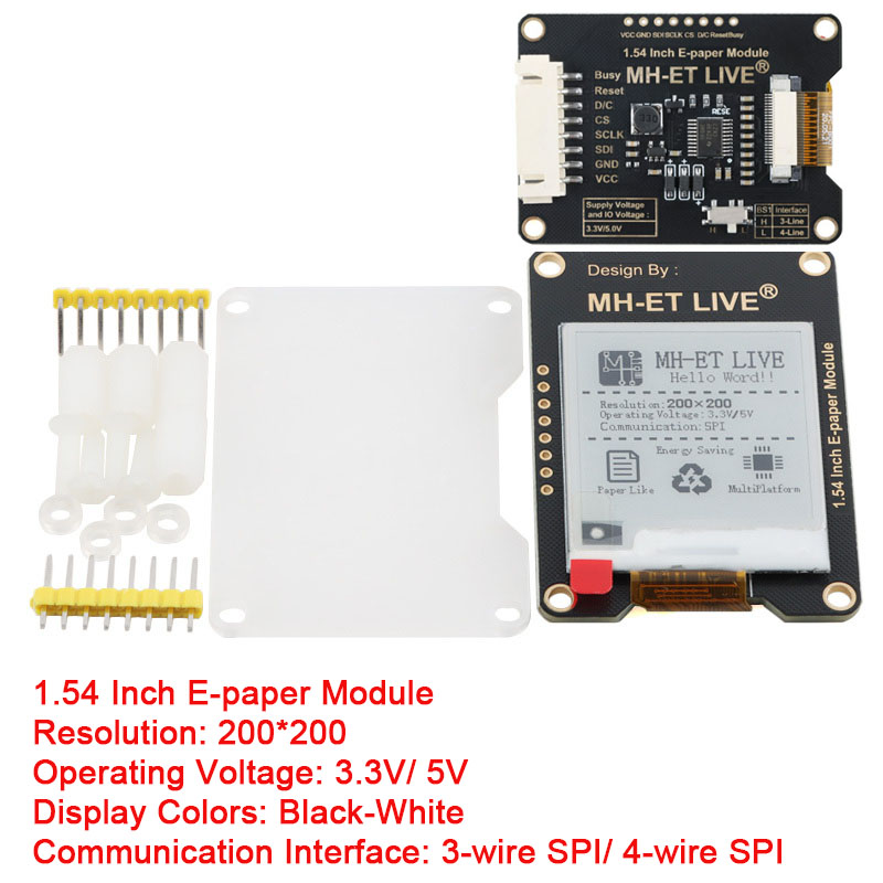 1.54'' 2.9'' 2.13'' 2.9 2.13 1 – обзор и цена Display Epaper 2.9